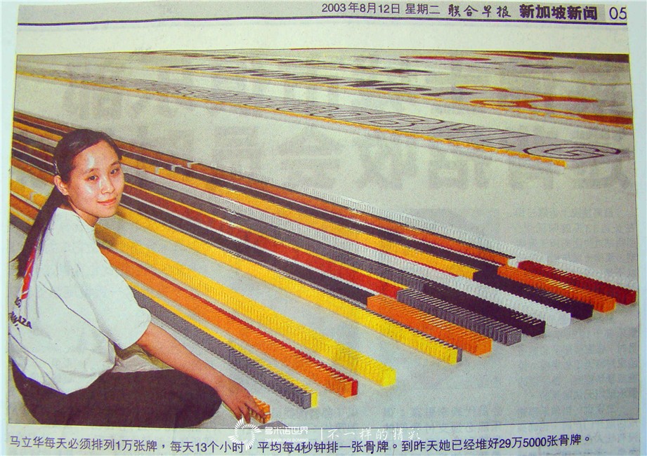 30萬張骨牌應(yīng)聲展現(xiàn)，多米諾世界紀(jì)錄在熱淚中創(chuàng)立